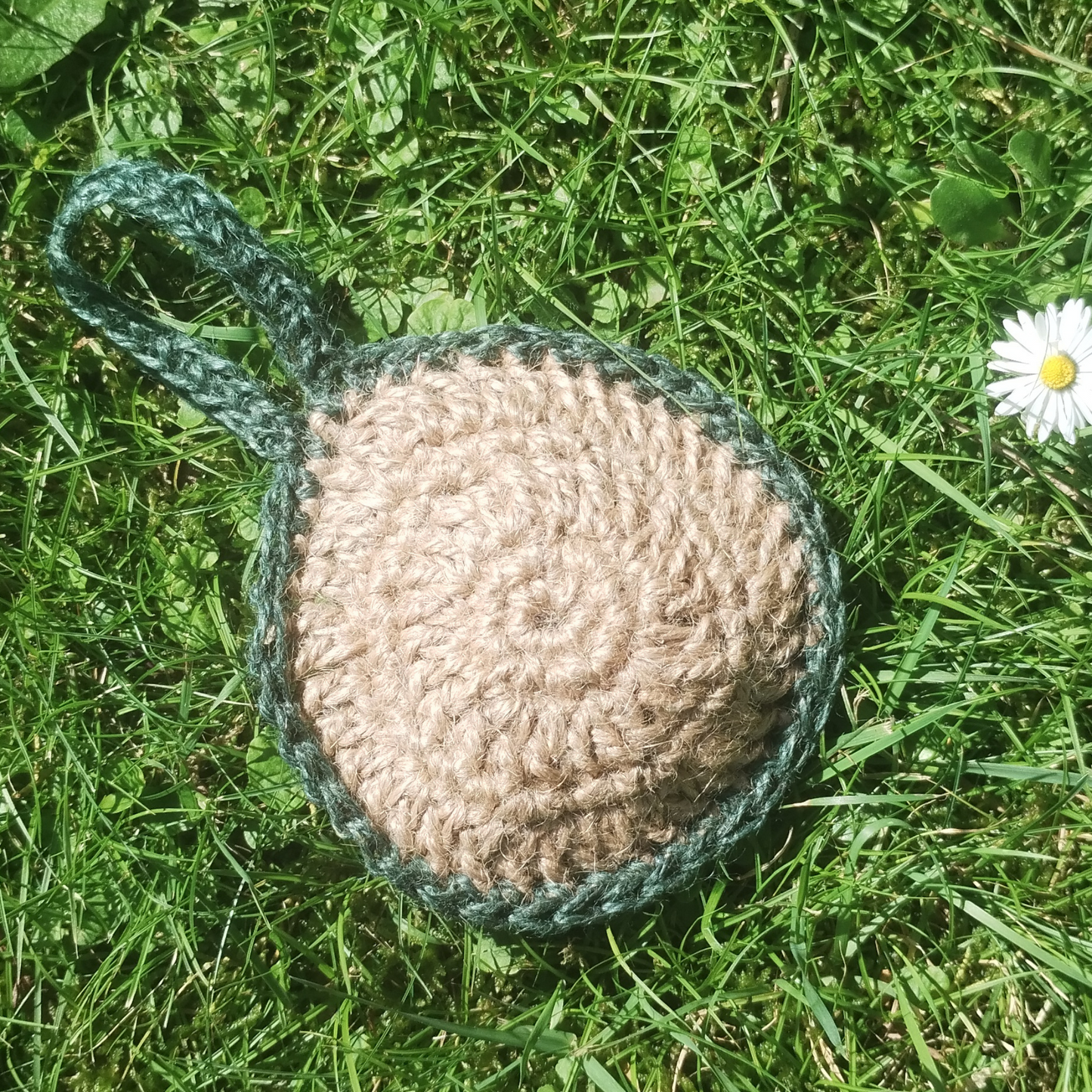Crocheted Jute Scrubber